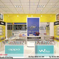 Thiết kế cửa hàng điện thoại - Anh Cường - Bắc Giang